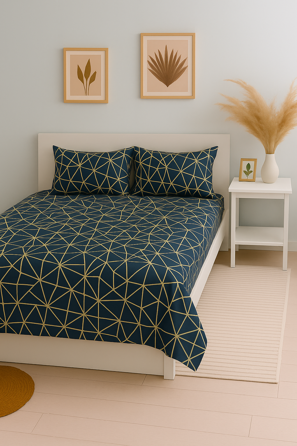 High-quality Flat Sheet bedding set including bedsheet, pillow covers