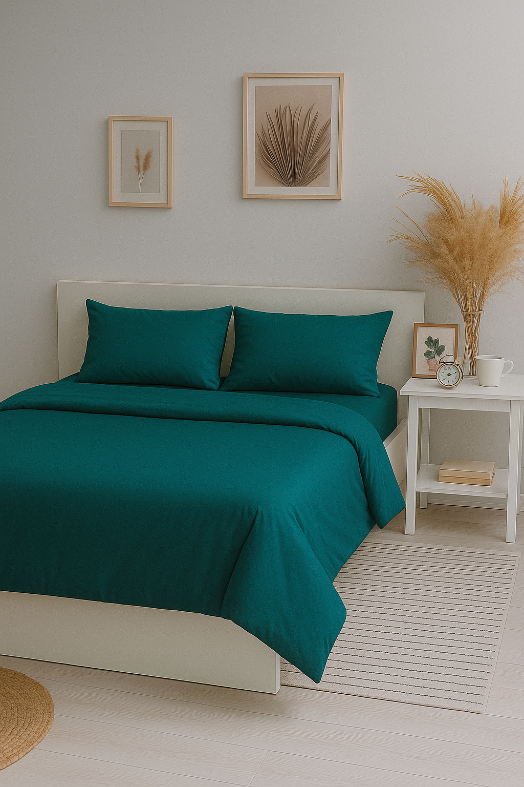 High-quality Flat Sheet bedding set including bedsheet, pillow covers
