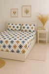 High-quality Floral bedding set including bedsheet, pillow covers