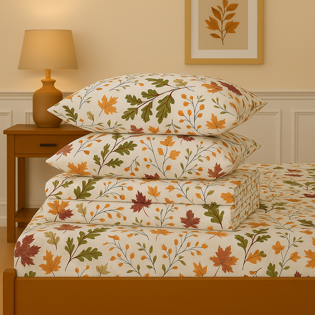 Candice Sage - 150TC Cotton Flat Sheet – Breathable Luxury – Orchid Thread